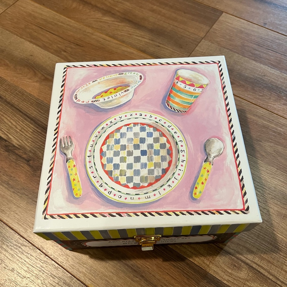 Mackenzie Childs ABC Starter Dinnerware Set